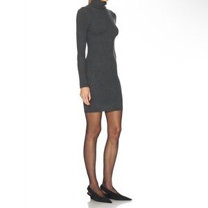 Enza Silk Blend Turtleneck Dress